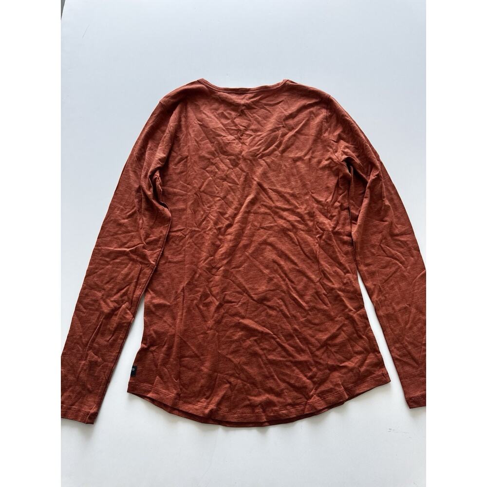 Toad & Co Marley II Long Sleeve Tee Women Aurburn Small - Picture 5 of 6